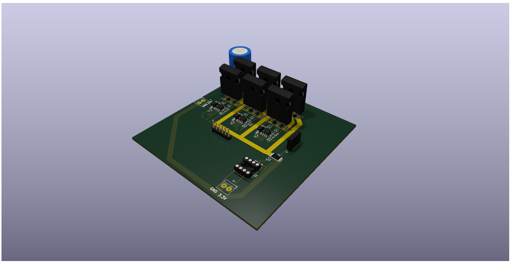 Controlador ESC para Motor Brushless con IGBTs de 75A y Control Sensorless